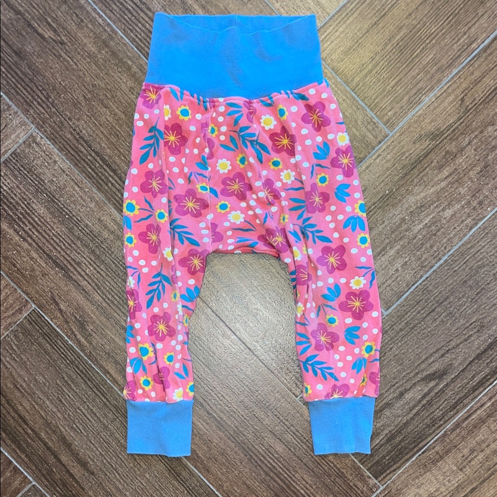 Frugi Organic Cotton Floral Joggers Size 2-3